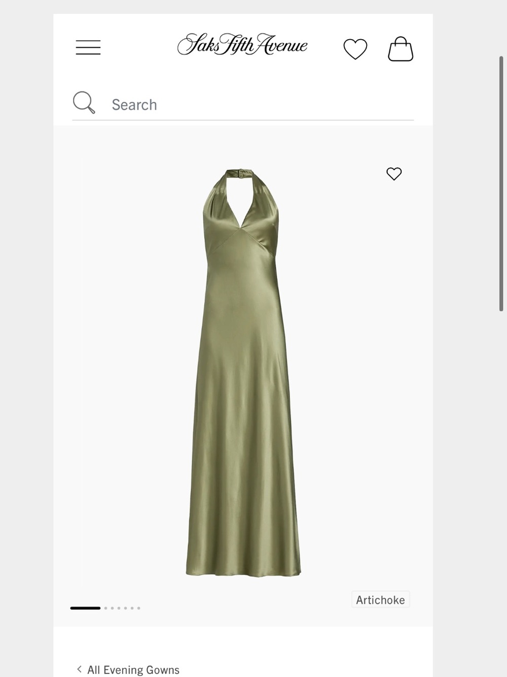 Reformation Daniela Silk Halter Maxi Dress - Picture 3 of 8